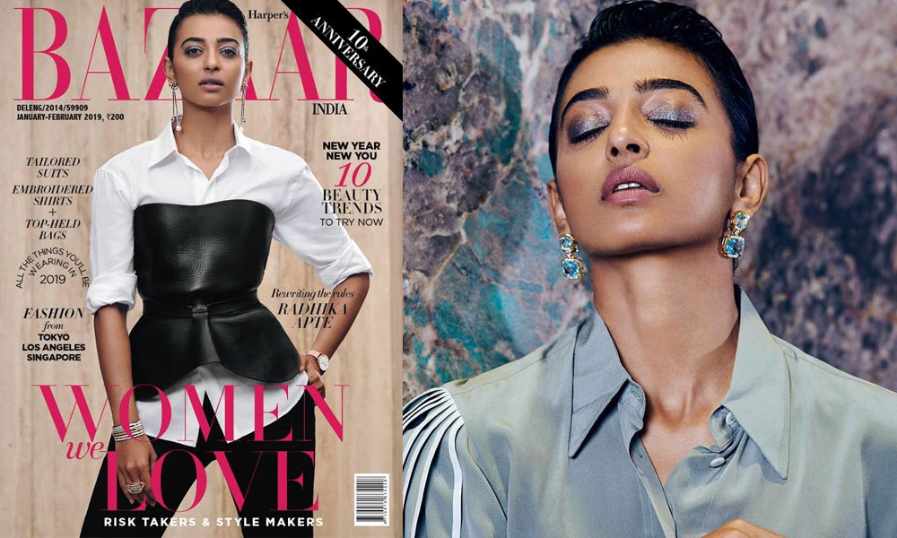 Radhika Apte On Rewriting The Rules, Graces The January Cover Of Harper’s Bazaar India!