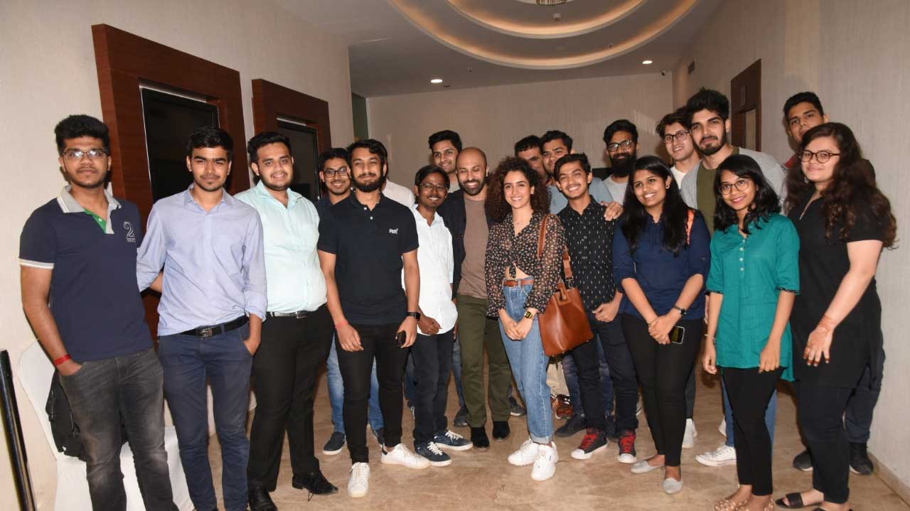 Sanya Malhotra Met Real-Life CA Students At The Special Screening Of Photograph