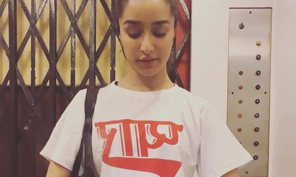 Shraddha Kapoor Is Full Of Pyaar And Her Cool T-Shirt Is Proof!