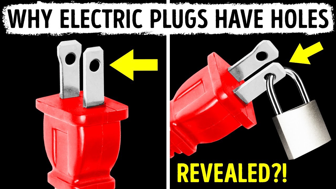 That’s What Holes in Electric Plugs Are For