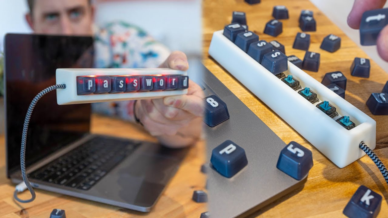 This keyboard can only type your passwords