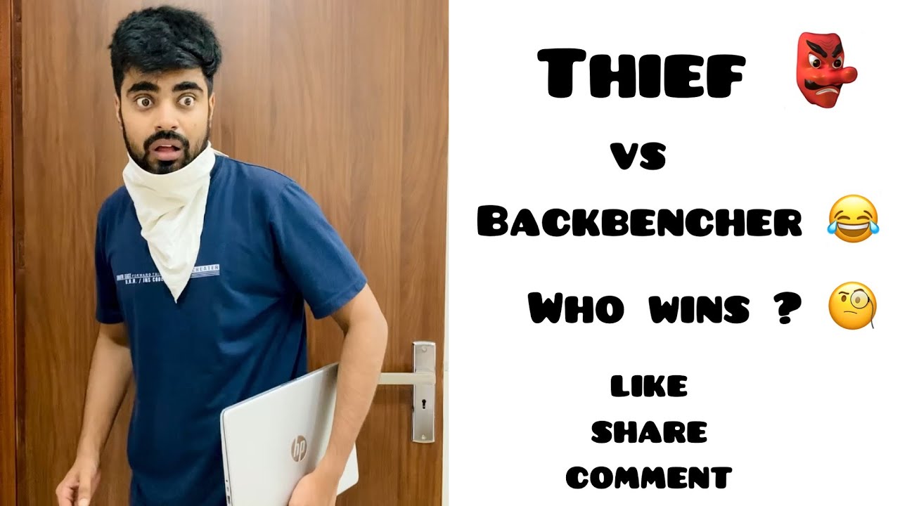 Thief 👺 vs Backbencher 😂 ~ Offline Classes & Offline exams ~ Dushyant Kukreja #shorts #ytshorts
