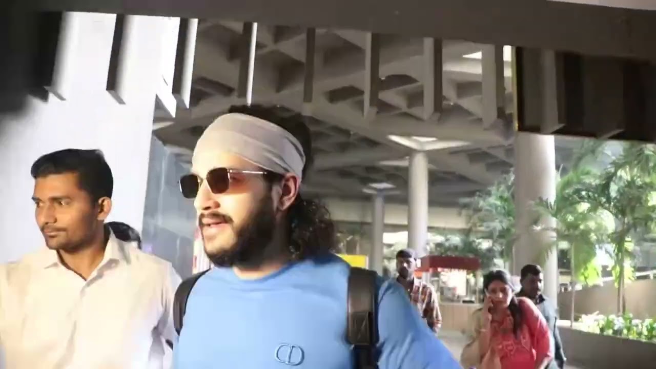 Video : Akhil Akkineni Spotted At Airport Arrival