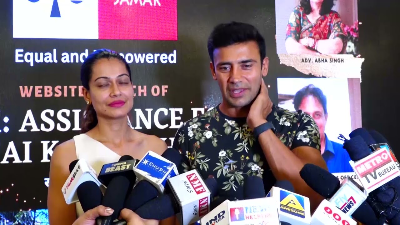 Videos : Payal Rohatgi And Sangram Singh At The Website Launch Of Ask Assistance For Safai Karamcharis
